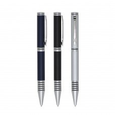Caneta Metálica Acionamento Rotação