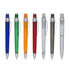 Caneta Plástica Clip Metálico